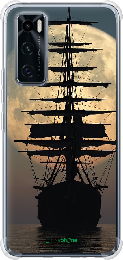 Силикон с усиленными углами чехол Корабль для Vivo V20 SE - 5998sp-2128 изображение 