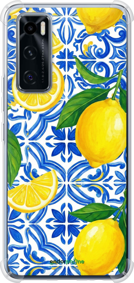 Силіконовий протиударний с посиленими кутами чехол Grocery Girl Italian Summer для Vivo V20 SE - 6766sp-2128 изображение 