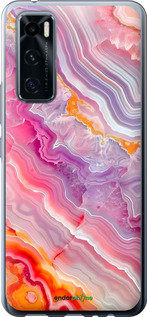 Силиконовый чехол Мрамор 2 для Vivo V20 SE - 6307u-2128 изображение 