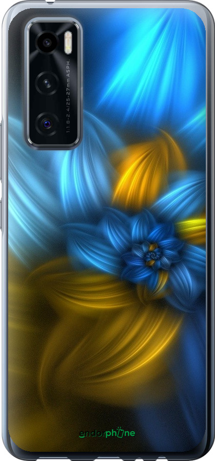 

Силіконовий чохол "Візерунок 46" для Vivo V20 SE, Синій