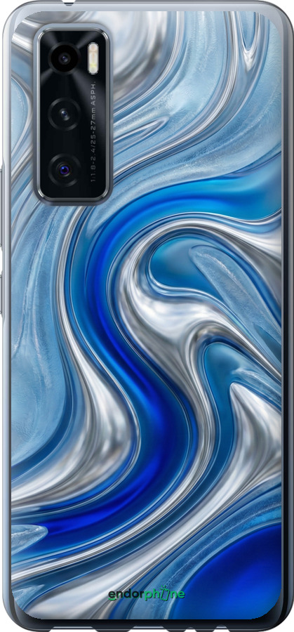 Силиконовый чехол Liquid Chrome для Vivo V20 SE - 6781u-2128 изображение 