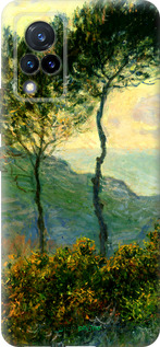 Силиконовый чехол Клод Моне для Vivo V21 - 1193u-2368 изображение 