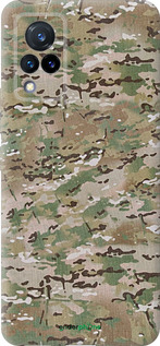 Силиконовый чехол Камуфляж v5 для Vivo V21 - 1201u-2368 изображение 