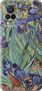 Силиконовый чехол Винсент Ван Гог. Ирисы для Vivo V21 - 161u-2368 изображение 