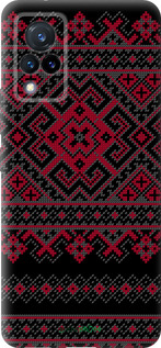 Силіконовий чехол Вишиванка 52 для Vivo V21 - 1763u-2368 изображение 