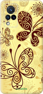Силиконовый чехол Красивые бабочки для Vivo V21 - 4170u-2368 изображение 