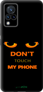 Силиконовый чехол Don't touch the phone для Vivo V21 - 4261u-2368 изображение 