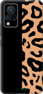 Силиконовый чехол Пятна леопарда для Vivo V21 - 4269u-2368 изображение 
