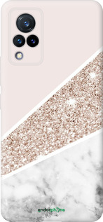 Силиконовый чехол Пастельный мрамор для Vivo V21 - 4342u-2368 изображение 