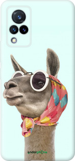 Силіконовий чехол Модна лама для Vivo V21 - 4479u-2368 изображение 