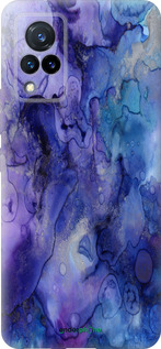 Силиконовый чехол Мрамор 7 для Vivo V21 - 4802u-2368 изображение 