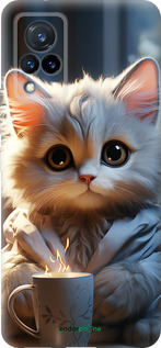 Силиконовый чехол White cat для Vivo V21 - 5646u-2368 изображение 