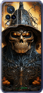 Силиконовый чехол Череп 2 для Vivo V21 - 5652u-2368 изображение 