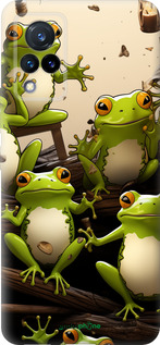 Силиконовый чехол Жабки для Vivo V21 - 5656u-2368 изображение 