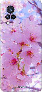 Силиконовый чехол Сакура для Vivo V21 - 6029u-2368 изображение 