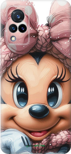 Силиконовый чехол Минни Маус с бантиком для Vivo V21 - 6055u-2368 изображение 