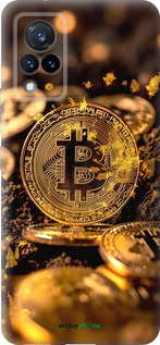 Силіконовий чехол Золота лихоманка біткойна для Vivo V21 - 6089u-2368 изображение 