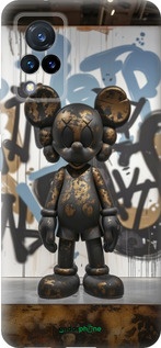 Силиконовый чехол Bronze kaws v2 для Vivo V21 - 6098u-2368 изображение 