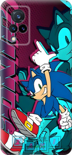 Силіконовий чехол Соник для Vivo V21 - 6284u-2368 изображение 