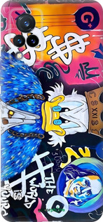 Силиконовый чехол Скрудж 2 для Vivo V21 - 6285u-2368 изображение 