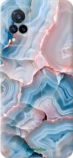 Силиконовый чехол Мрамор для Vivo V21 - 6306u-2368 изображение 
