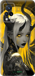 Силиконовый чехол Аниме демон 2 для Vivo V21 - 6309u-2368 изображение 