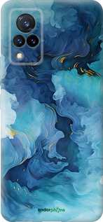 Силиконовый чехол Акварель для Vivo V21 - 6320u-2368 изображение 