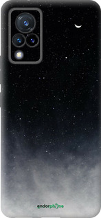 Силиконовый чехол Сині хмари, Синій місяць для Vivo V21 - 6396u-2368 изображение 