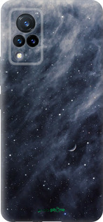 Силиконовый чехол Голубые облака, Голубая луна для Vivo V21 - 6398u-2368 изображение 
