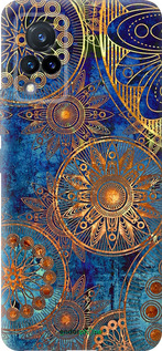 Силіконовий чехол Золотий візерунок для Vivo V21 - 678u-2368 изображение 