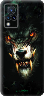 Силиконовый чехол Дьявольский волк для Vivo V21 - 833u-2368 изображение 
