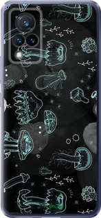 Силиконовый чехол Медузы для Vivo V21 - 906u-2368 изображение 