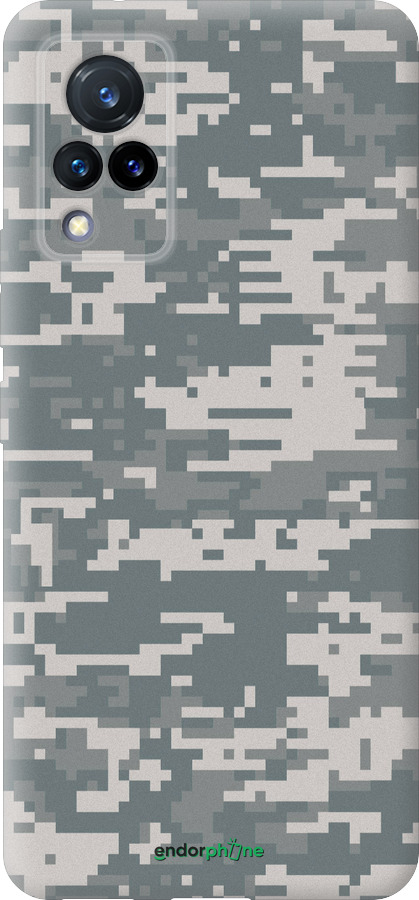 Силиконовый чехол Камуфляж для Vivo V21 - 1085u-2368 изображение 