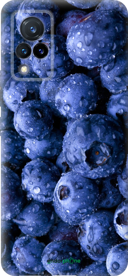 Силиконовый чехол Голубика для Vivo V21 - 4459u-2368 изображение 