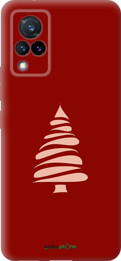Силиконовый чехол Новогодний 15 для Vivo V21 - 4628u-2368 изображение 