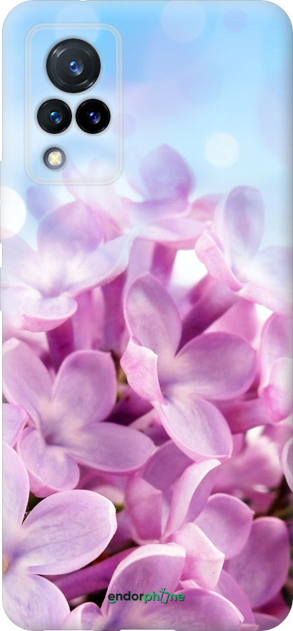 Силиконовый чехол Сирень для Vivo V21 - 527u-2368 изображение 