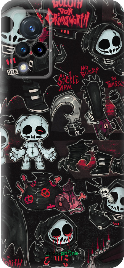 Силиконовый чехол № 5380 для Vivo V21 - 5380u-2368 изображение 