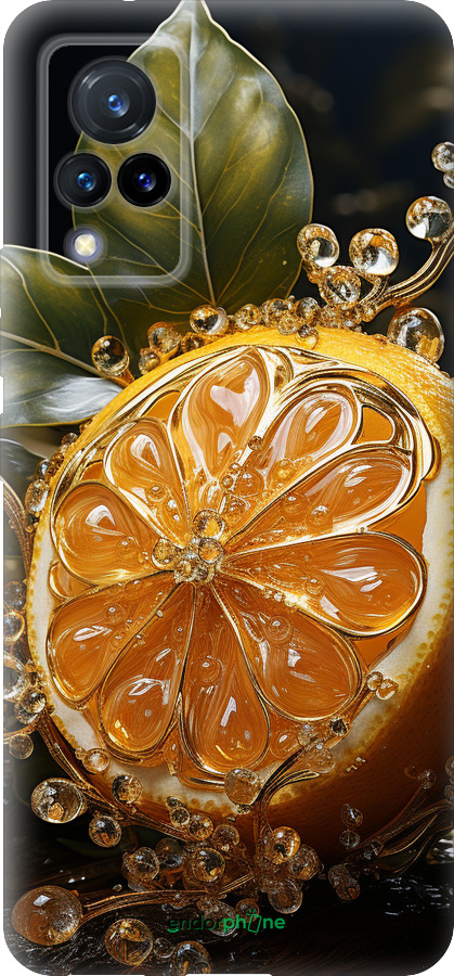 Силиконовый чехол Лимон для Vivo V21 - 5647u-2368 изображение 