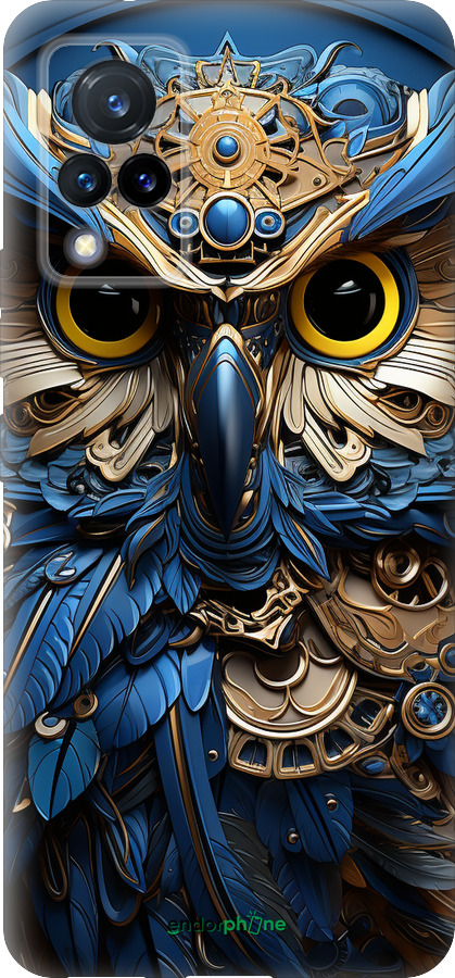 Силиконовый чехол Сова v2 для Vivo V21 - 5649u-2368 изображение 