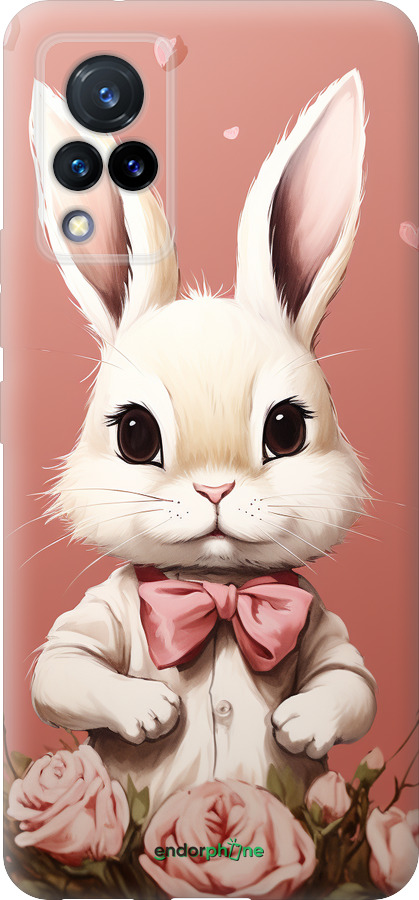 Силиконовый чехол Зайчик для Vivo V21 - 5669u-2368 изображение 