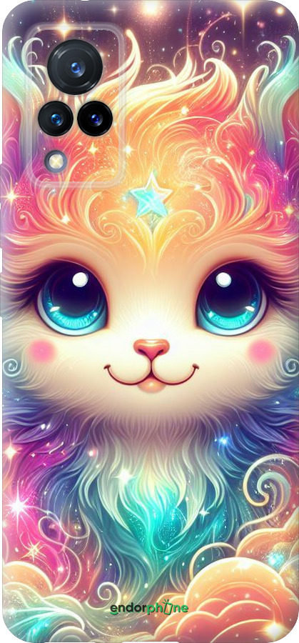 Силіконовий чехол Казкове кошеня для Vivo V21 - 5813u-2368 изображение 