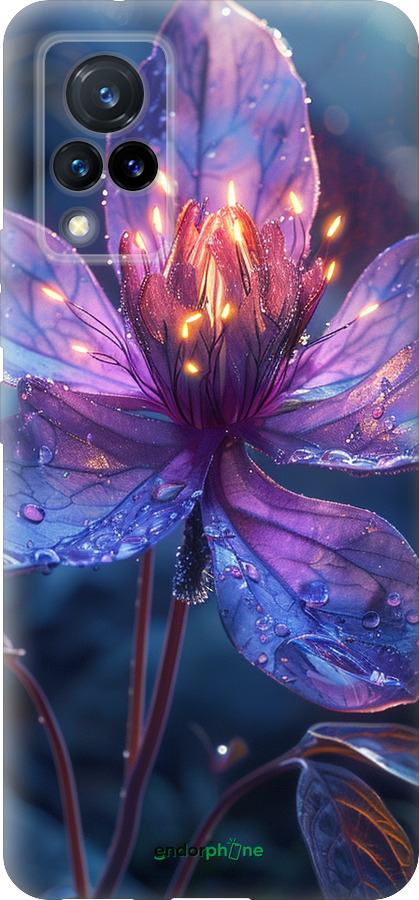 Силіконовий чехол Магічна квітка для Vivo V21 - 6038u-2368 изображение 