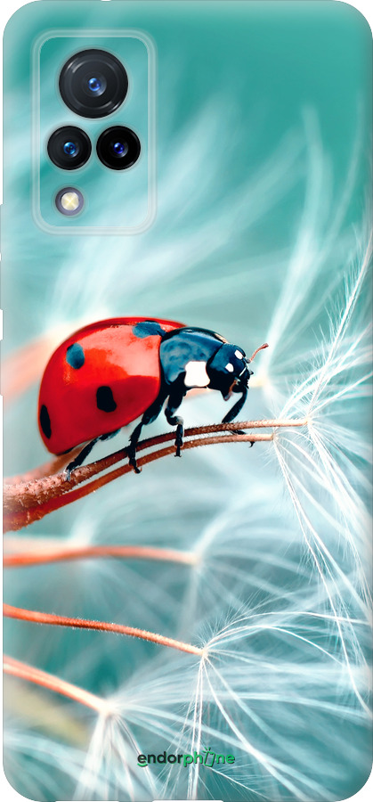 Силиконовый чехол Божья коровка для Vivo V21 - 6049u-2368 изображение 