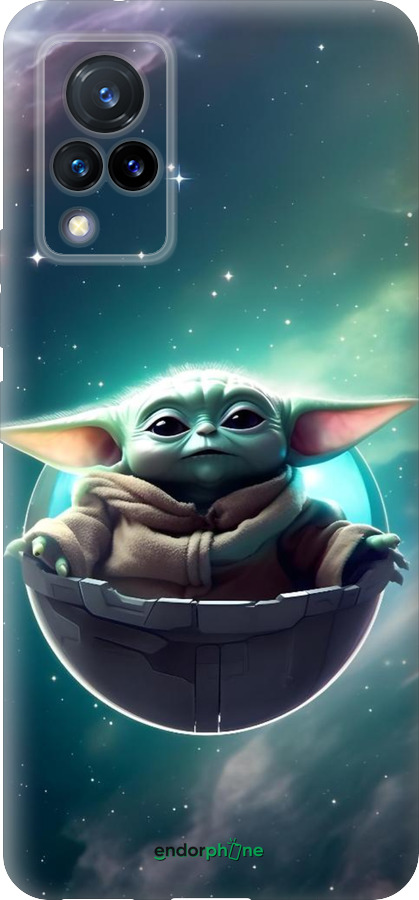 Силиконовый чехол Малышь йода для Vivo V21 - 6294u-2368 изображение 