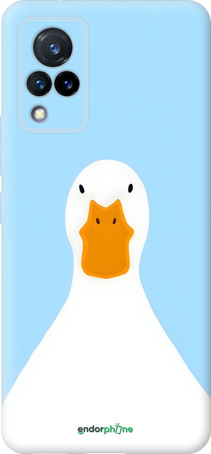 Силиконовый чехол Гусь для Vivo V21 - 6350u-2368 изображение 