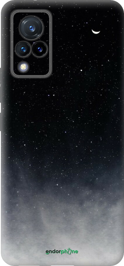 Силиконовый чехол Сині хмари, Синій місяць для Vivo V21 - 6396u-2368 изображение 