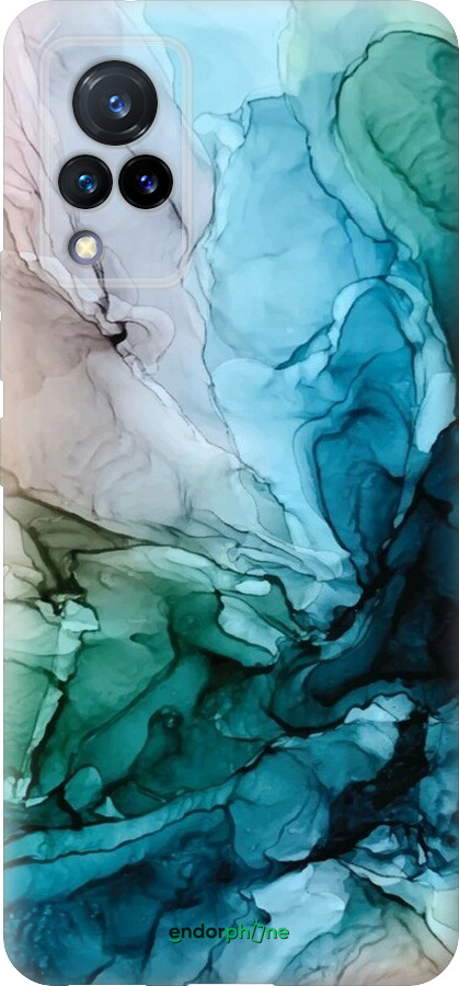 Силиконовый чехол С красочной абстрактной картиной Соленые берега для Vivo V21 - 6405u-2368 изображение 