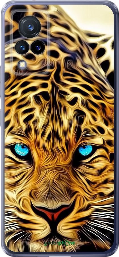 Силиконовый чехол Леопард для Vivo V21 - 6611u-2368 изображение 