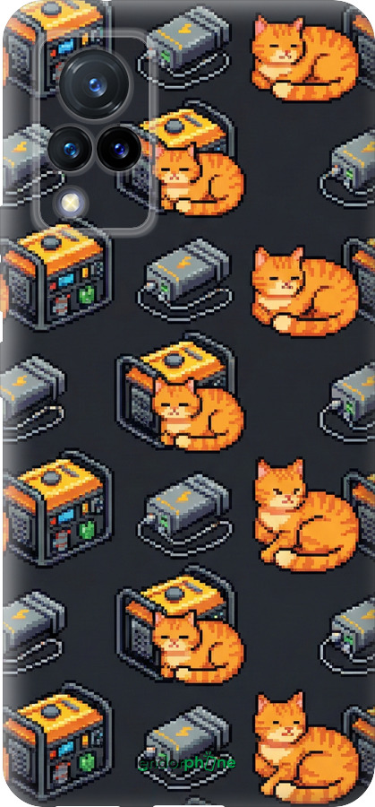 Силиконовый чехол Autonomous Zone для Vivo V21 - 6771u-2368 изображение 