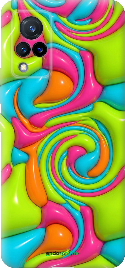 Силиконовый чехол Y2K Jelly Dream для Vivo V21 - 6780u-2368 изображение 